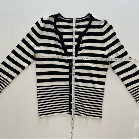 [white house black market] stripe cardigan - Picture 13 of 15